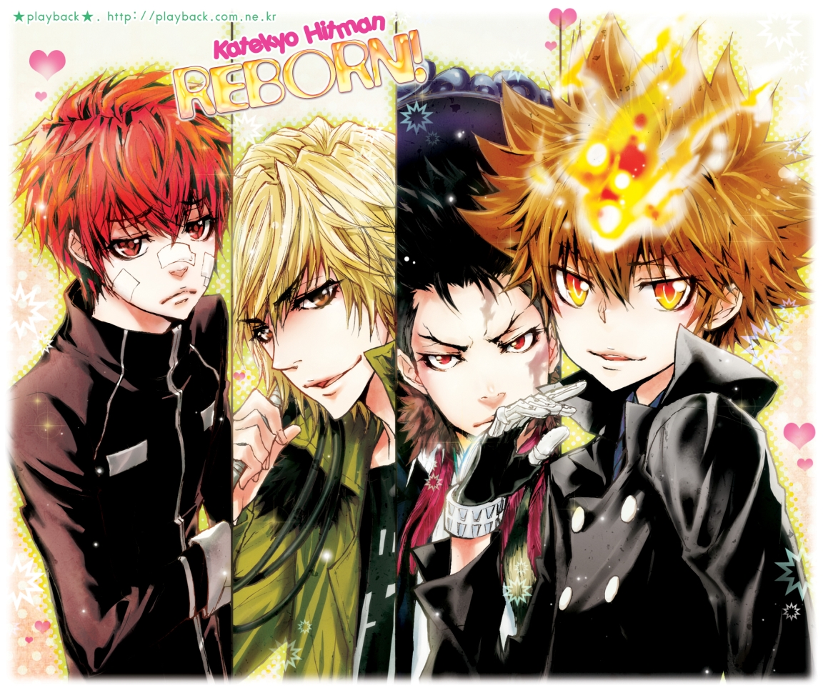 Katekyo Hitman Reborn Dino Kozato Enma Sawada Tsunayoshi Xanxus Male